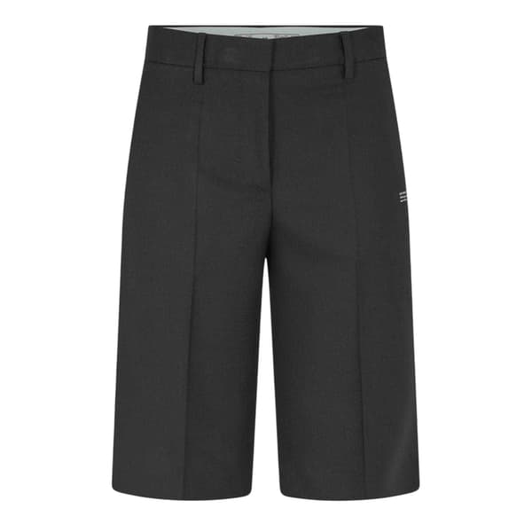 Off White Womens/Ladies Denim Solid Shorts