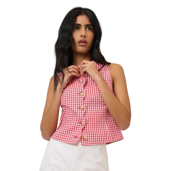 Nobody´s Child Dam Gingham Croppad Topp