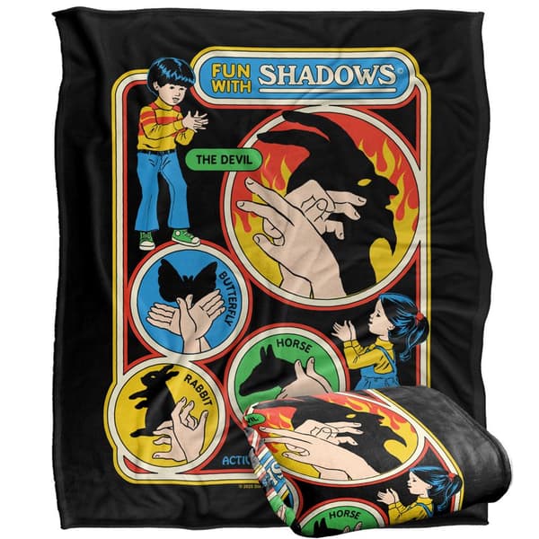 Steven Rhodes Fun With Shadows Soft Touch Blanket