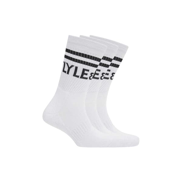 Lyle & Scott Herrstrumpor med logotyp (3-pack)