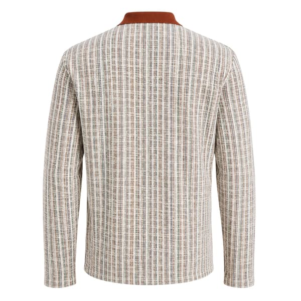 Jack And Jones Herr Randig Regular Vinter Pikétröja