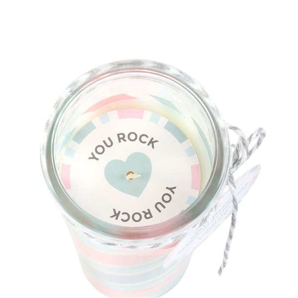 Something Different Bubblegum Candy Stripe Tube Candle