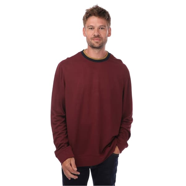 Ted Baker Mens Knitted Layered Regular Sweatshirt