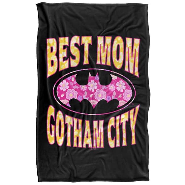Batman Best Mom In Gotham Blanket