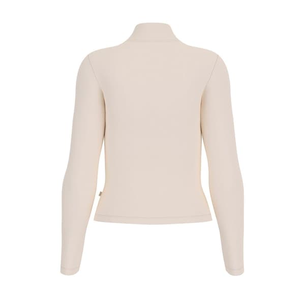 Guess Dam Textlogga Ribbad Slim Turtleneck