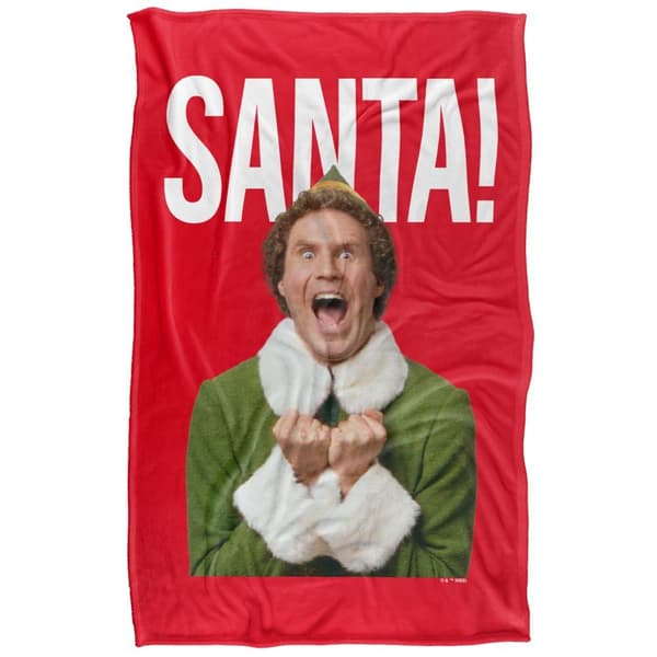 Elf Christmas Saaaaaanta Soft Touch Blanket