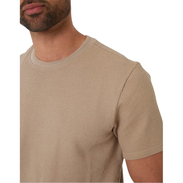 Threadbare Mens Waffle Regular T-Shirt