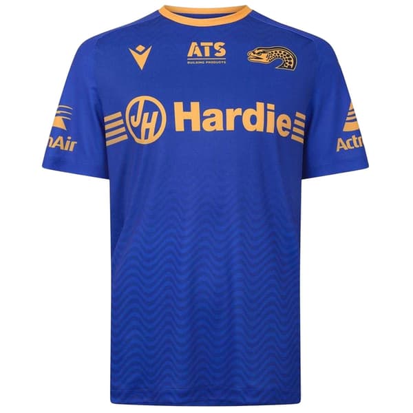 Parramatta Eels Mens 2025 Macron Training T-Shirt