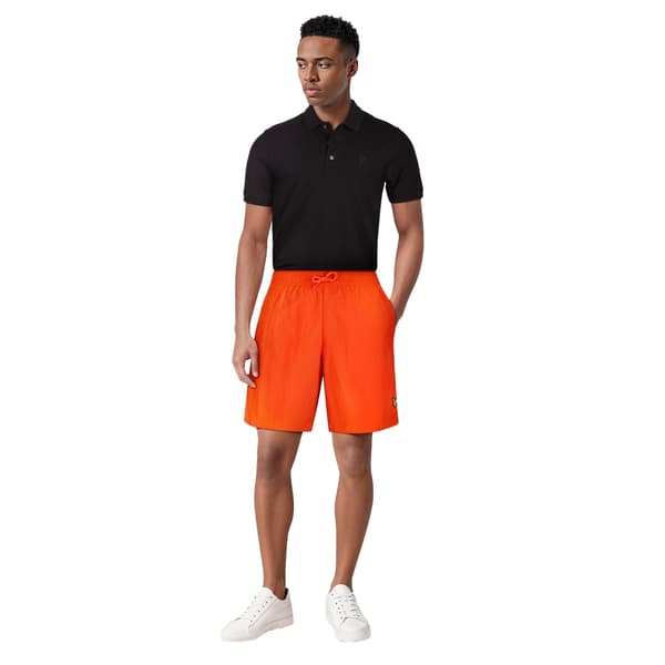 Lyle & Scott Herr Grosgrain Broderad Logotyp Badshorts
