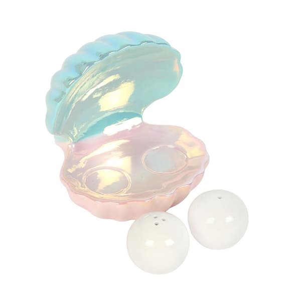 Something Different Clamshell Salt and Pepper Shakers
