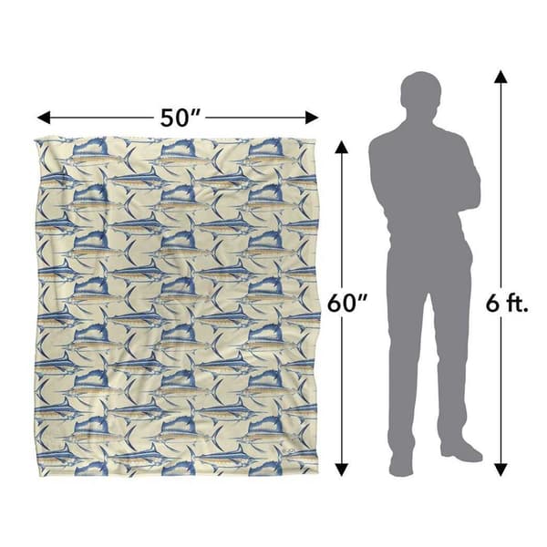 JQ Licensing 2 Silky Billfish Supersoft Blanket