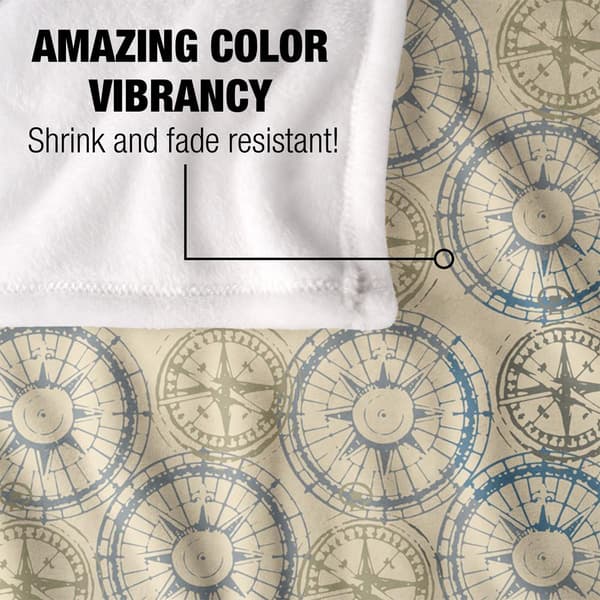JQ Licensing Silky Compass Supersoft Blanket