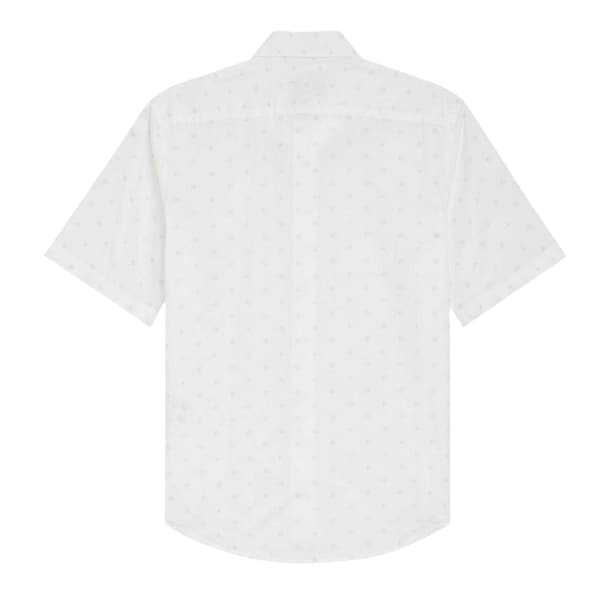 Boss Mens Microprint Regular Short-Sleeved Shirt
