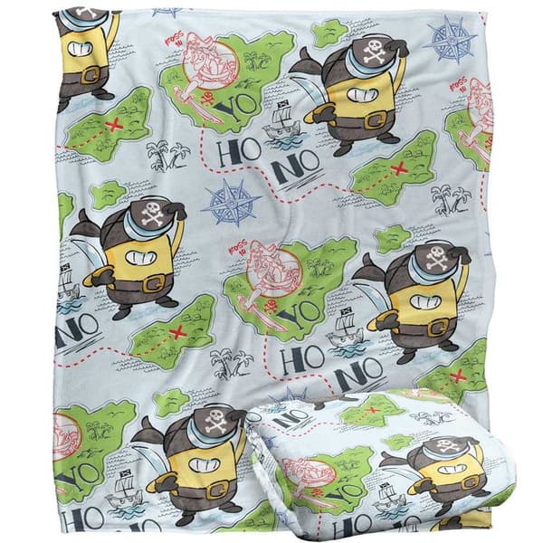 Minions Pirate Island Blanket