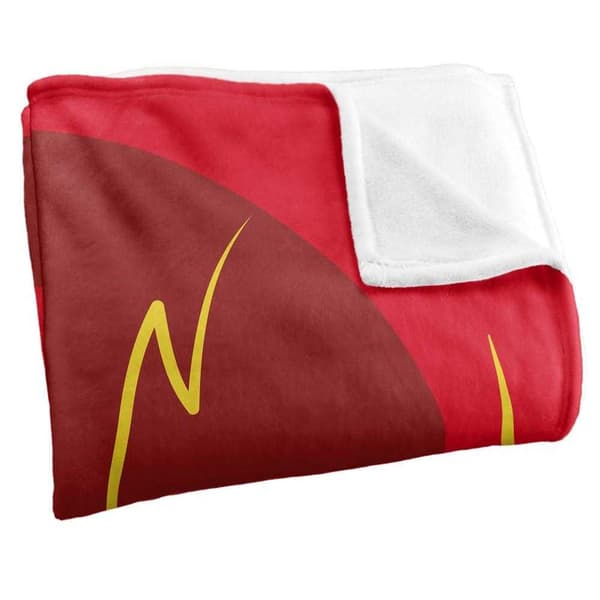 Justice League The Flash Mask Soft Touch Blanket