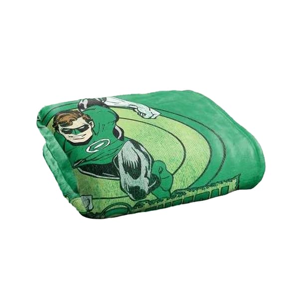 Green Lantern Action Pose Soft Touch Blanket