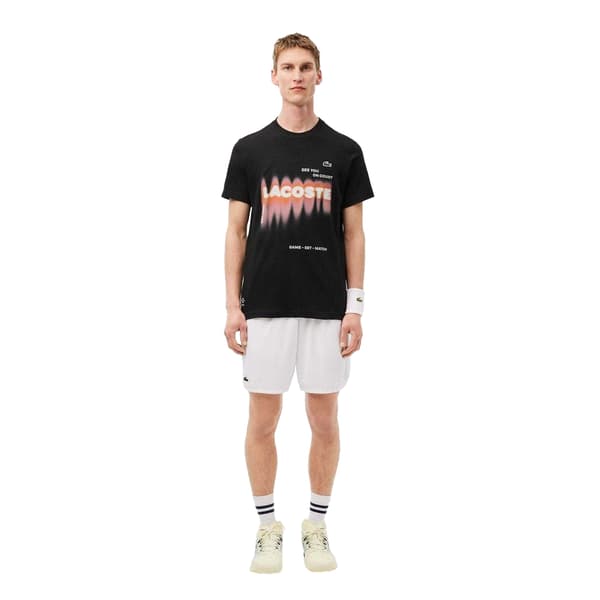 Lacoste Herr Daniil Medvedev Logotyp T-shirt