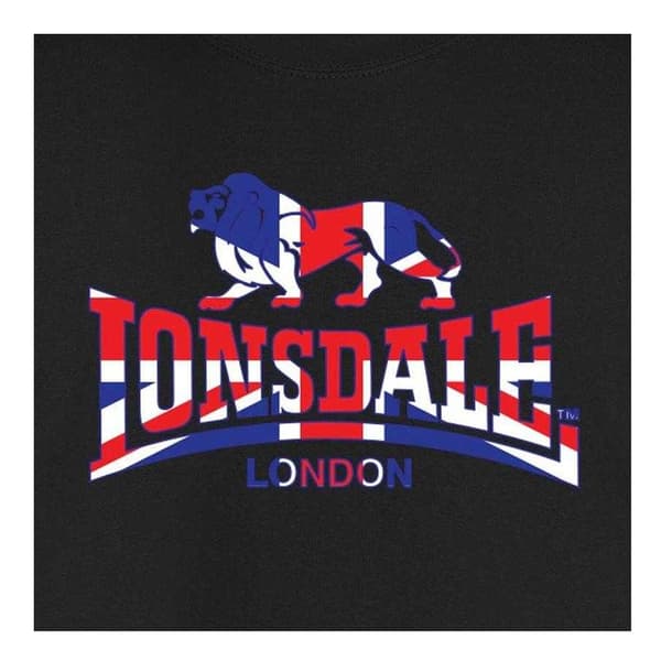 Lonsdale Herr Union Jack Logotyp Tröja