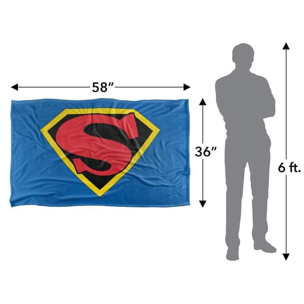 Superman 1941 Shield Blanket