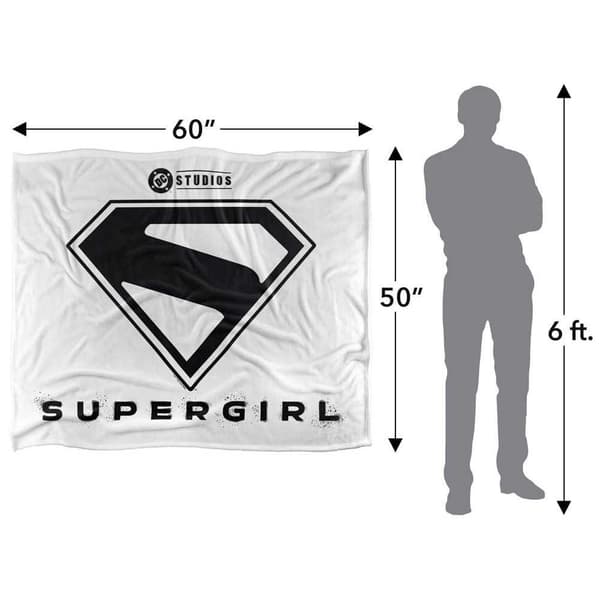 Supergirl 2026 Shield Soft Touch Blanket