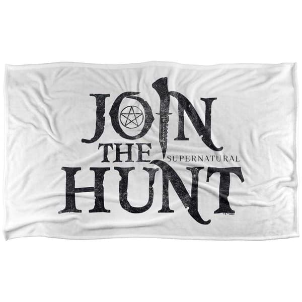 Supernatural Join The Hunt Logo Soft Touch Blanket