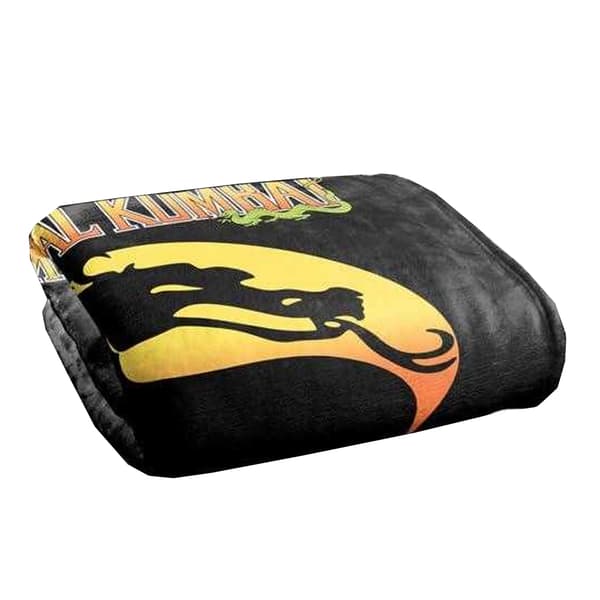 Mortal Kombat Klassic Logo Supersoft Blanket