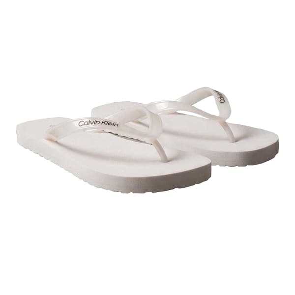 Calvin Klein Dam/Dam Logo Platta Flip Flops