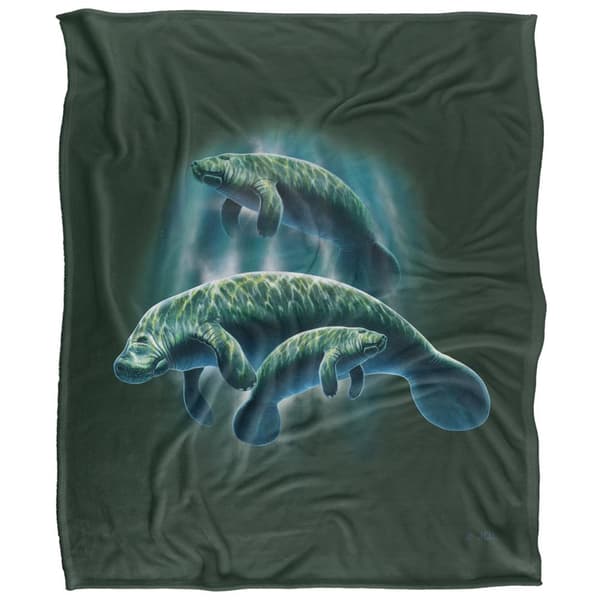 JQ Licensing Silky Manatee Supersoft Blanket