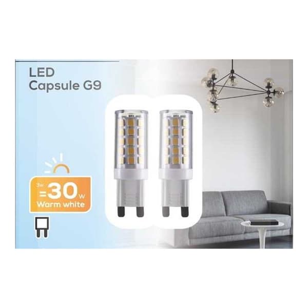 TCP G9 LED-kapsellampor (2-pack)