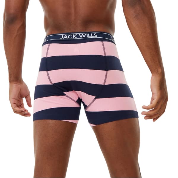 Jack Wills Herr Daundley Stripe Klassiska Boxertrosor (3-pack)