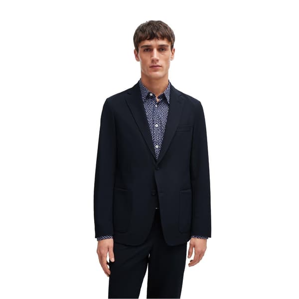 Boss Mens Plain Chest Pocket Regular Blazer