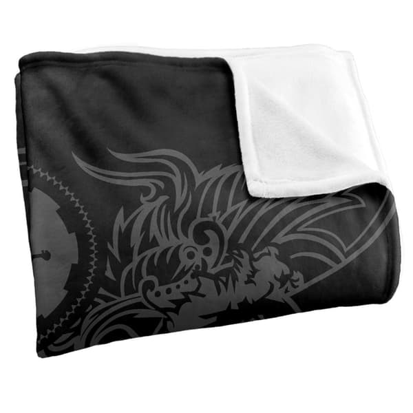 AC/DC Black Ice Silky Supersoft Blanket
