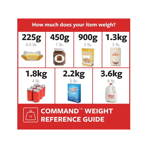 Command Medium Wire Hooks (pakke 2)