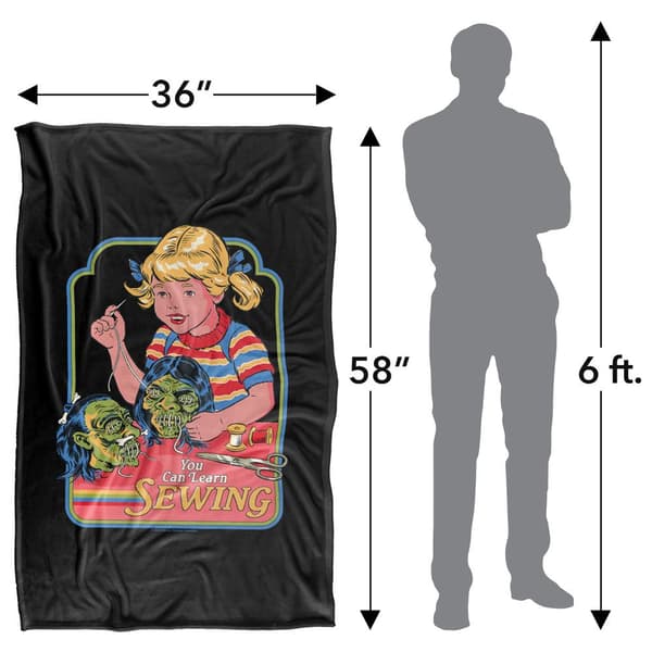Steven Rhodes You Can Learn Sewing Soft Touch Blanket