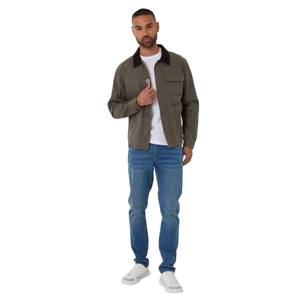 Threadbare Mens Corduroy Utility Jacket