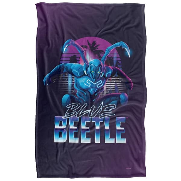 Blue Beetle Pose Blanket