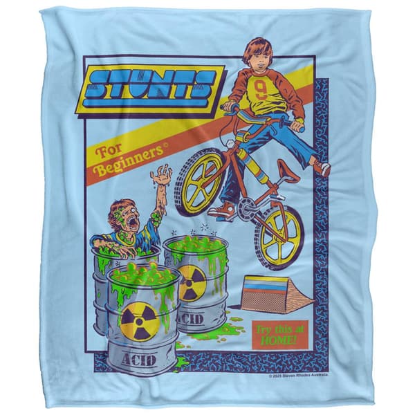 Steven Rhodes Stunts For Beginners Soft Touch Blanket