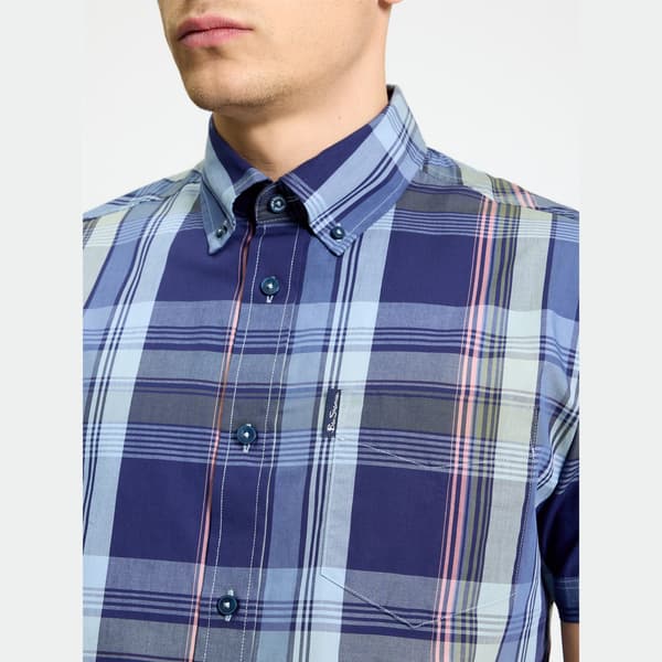 Ben Sherman Block Check skjorte til mænd