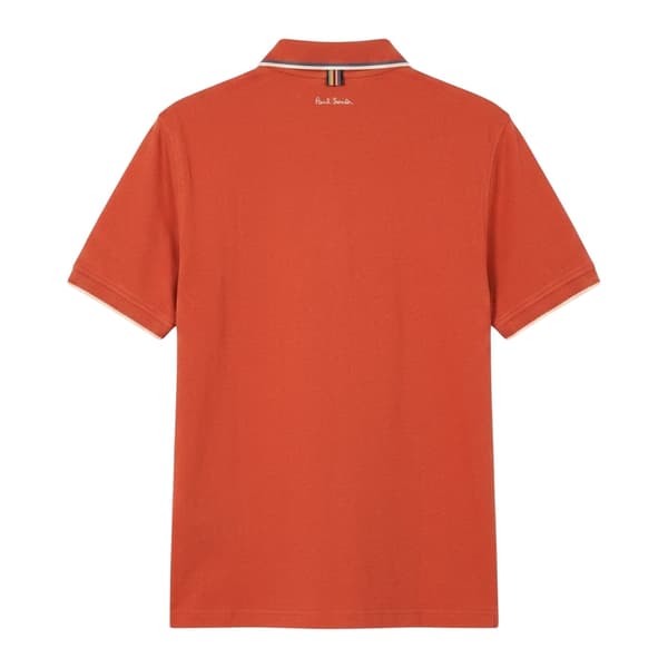 Paul Smith Herr Patch Cotton Logo Pikétröja