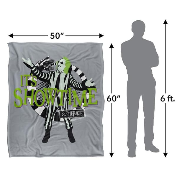Beetlejuice It´s Showtime Soft Touch Blanket