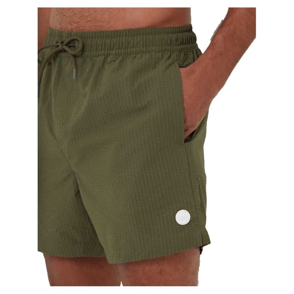 Threadbare Badshorts för män med textur och avslappnad passform