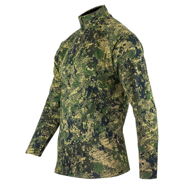 Jack Pyke Mens Digital Camo Quarter Zip Midlayer