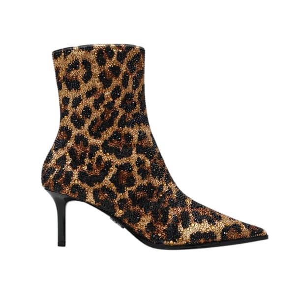 Steve Madden Dam Leopardmönstrade Ankelstövlar