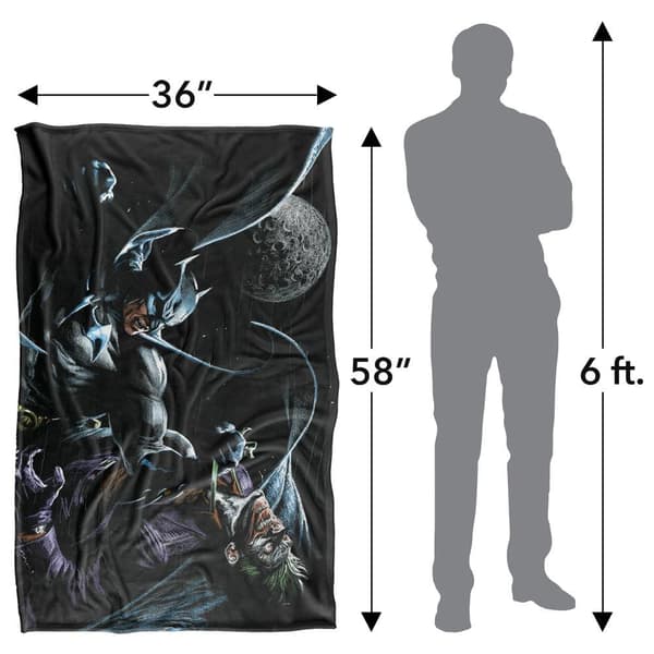 Batman The Joker Distressed Blanket