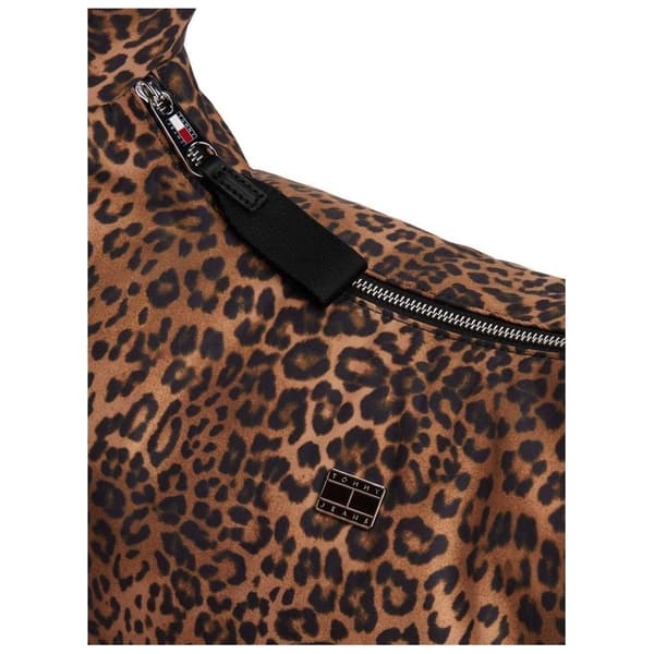 Tommy Jeans Leopard Print Hobo Bag