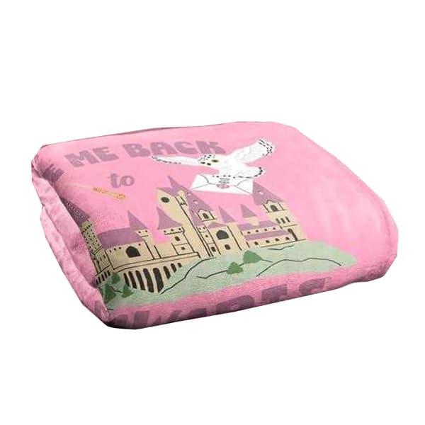 Harry Potter Take Me Back To Hogwarts Blanket
