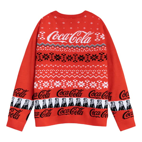 Coca-Cola Herrtröja med logotyp för jul