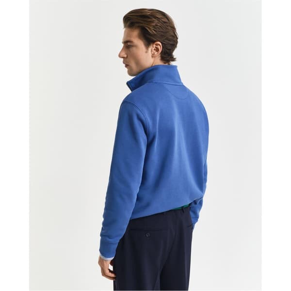 Gant Herr Half Zip Tröja med Broderad Logotyp