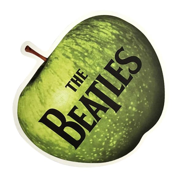 The Beatles Logo Apple Sticker