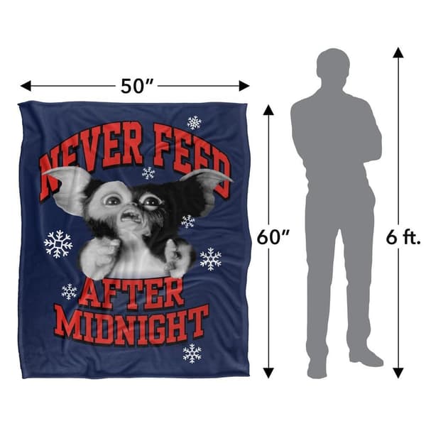 Gremlins Gizmo Never Feed After Midnight Blanket